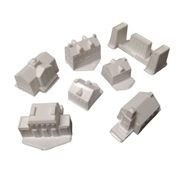 Game of Life White House Replacement Pieces Plastic Buildings 1990 Vintage - Picture 2 of 4